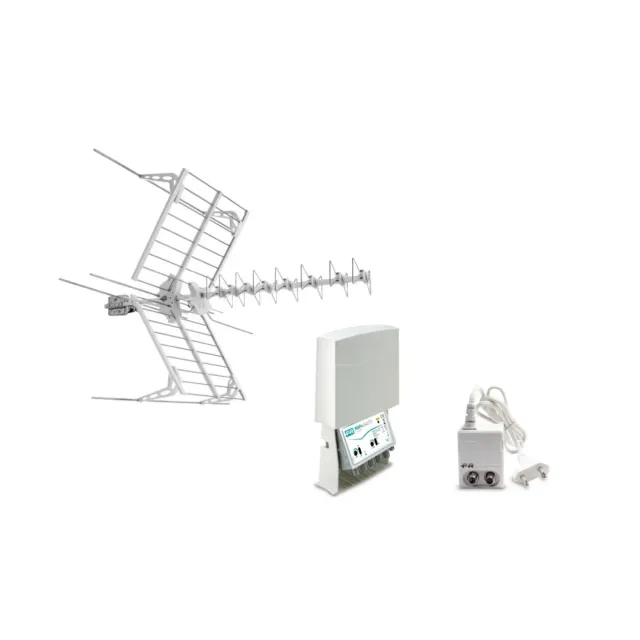 Fracarro KIT 14 EVO T2 kit antenna + filtro + alim.