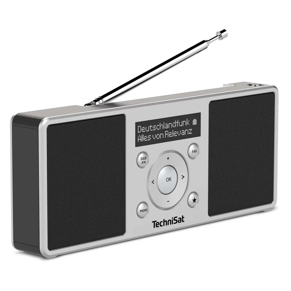 TechniSat DIGITRADIO 1 S radio DAB portatile argento