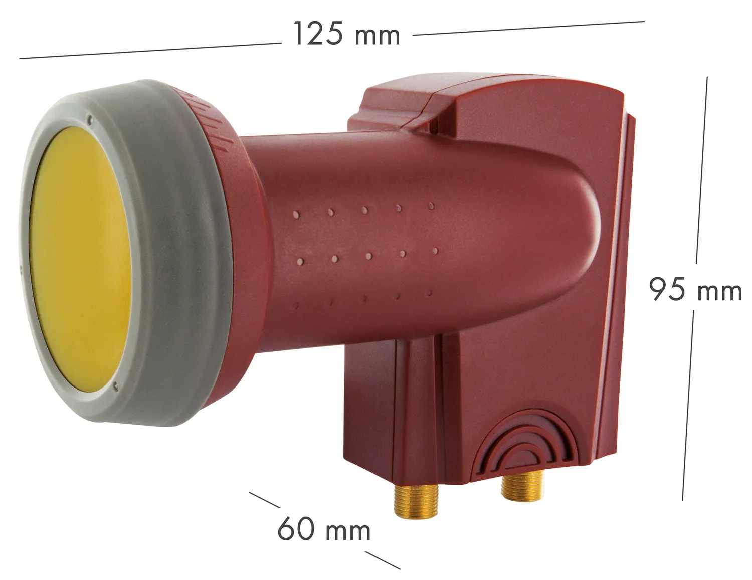 SCHWAIGER LNB Twin Sun Protect Rosso Mattone 2 Uscite