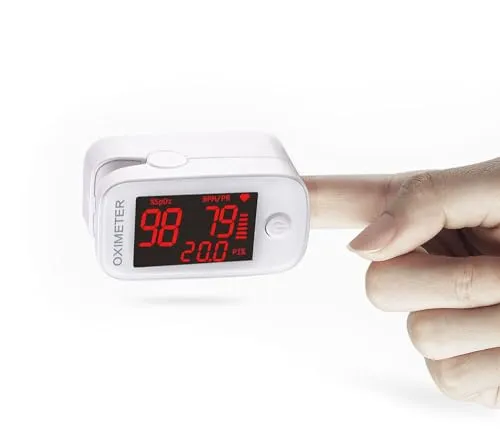 TELE System YM101 saturimetro da dito portatile con display LED