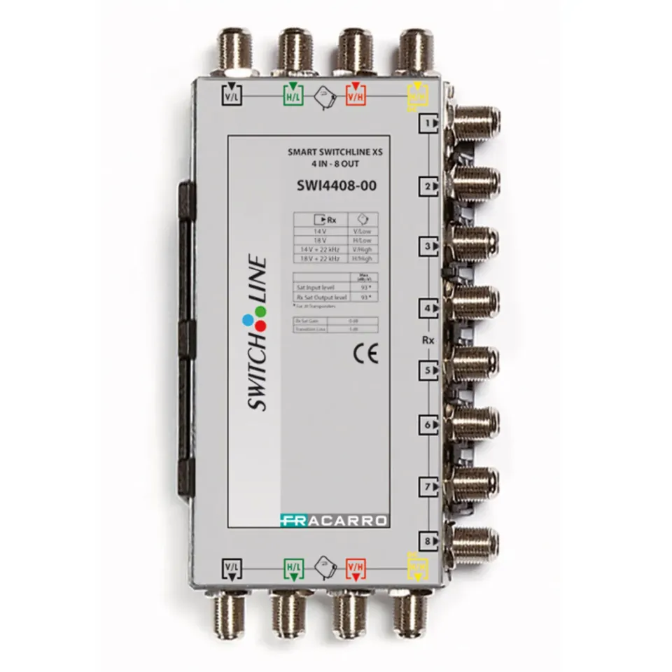 Fracarro SWI4408-00 multiswitch cascata 4 ingressi 8 uscite