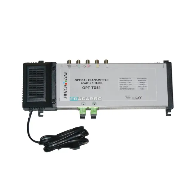 Fracarro OPT-TX51 Trasmettitore Ottico SAT+Digitale Terrestre