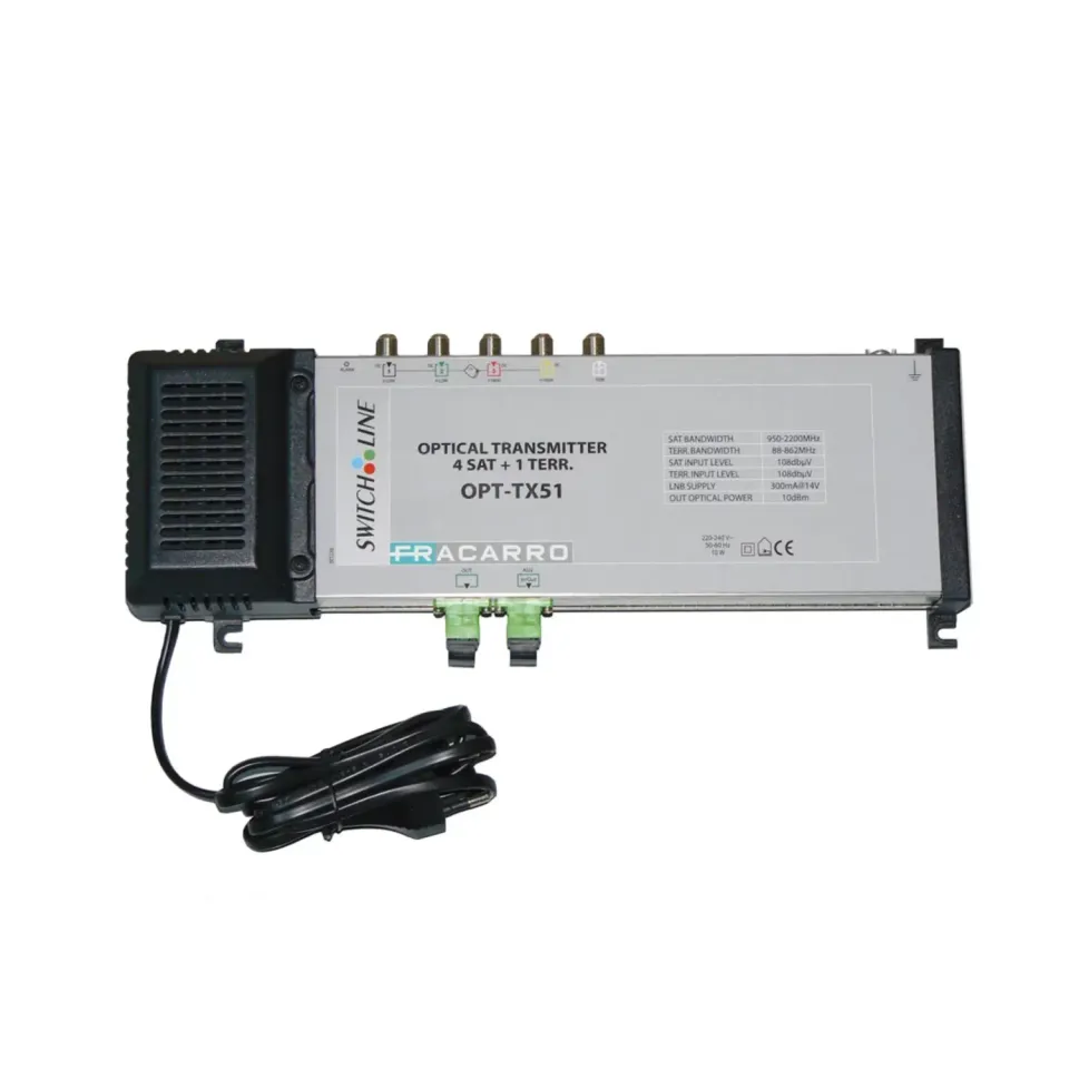 Fracarro OPT-TX51 Trasmettitore Ottico SAT+Digitale Terrestre