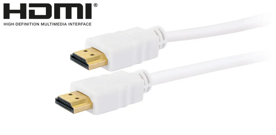 Schwaiger cavo HDMI High Speed Ethernet 1,5 m bianco 4K