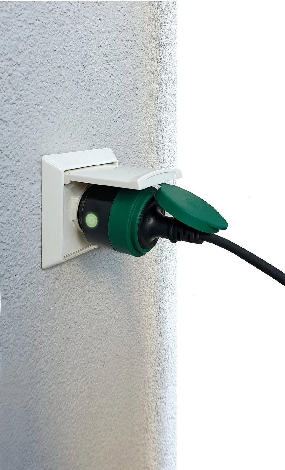 SCHWAIGER presa smart WiFi da esterno 16A nera