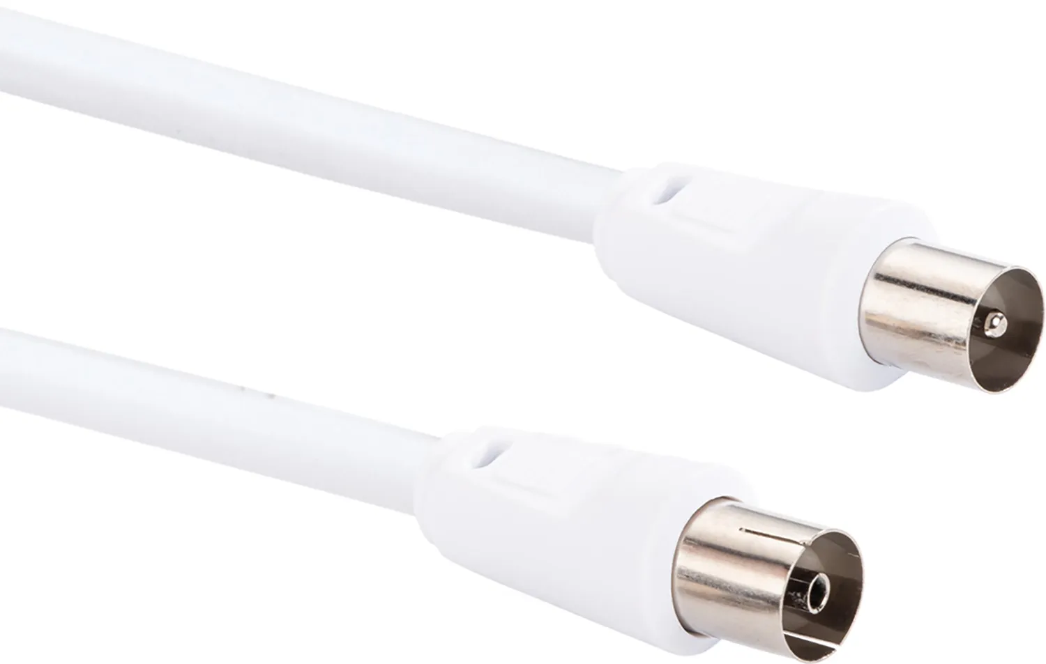 SCHWAIGER Cavo antenna TV 90 dB bianco 1,5 m