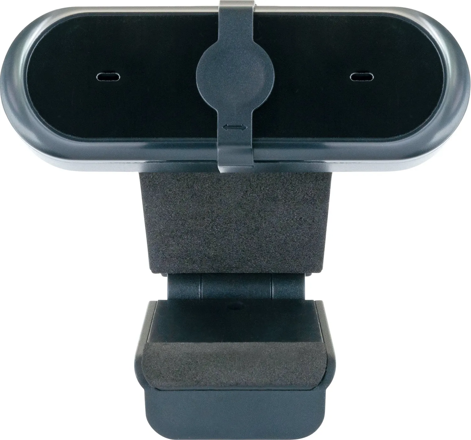 Schwaiger webcam USB 720p HD nera con privacy cover e microfono