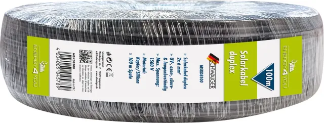 SCHWAIGER cavo solare duplex 2x6mm² fotovoltaico