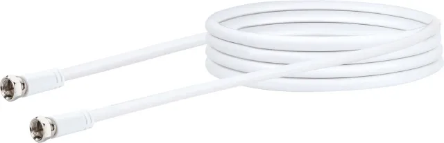 Schwaiger Cavo Antenna SAT 90dB Bianco 10 m F-F