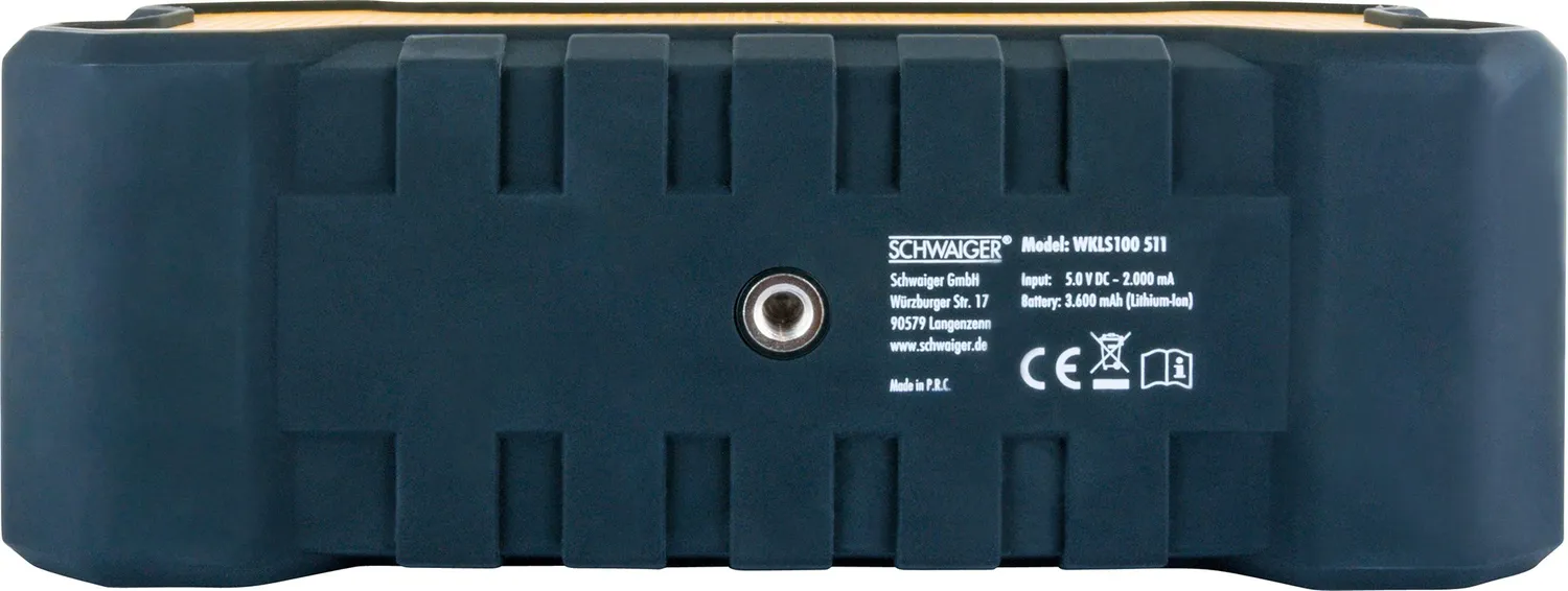 SCHWAIGER Cassa Bluetooth IP67 TWS 2x6W nera