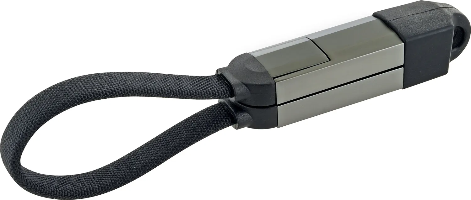 Schwaiger 4 in 1 cavo USB-C Lightning 60W nero