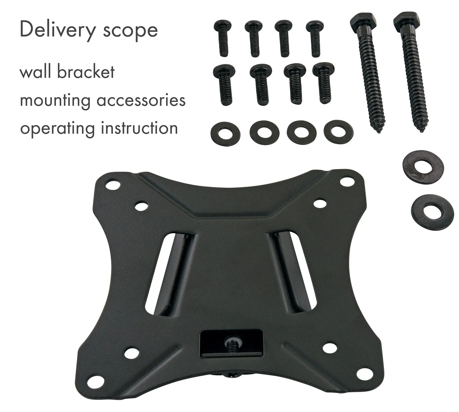 Schwaiger Supporto TV Parete 13-29" inclinabile VESA 100