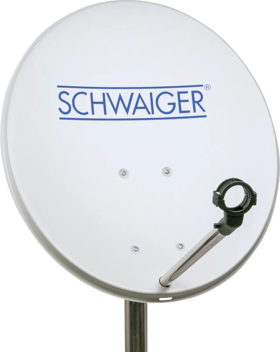 SCHWAIGER Parabola Acciaio 55 cm Grigio Chiaro
