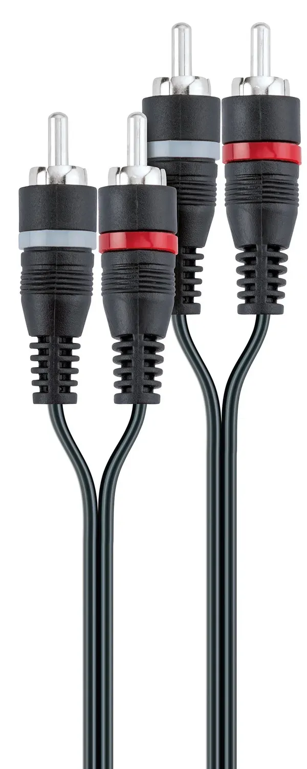 Schwaiger cavo audio stereo 2x Cinch 1,5 m nero