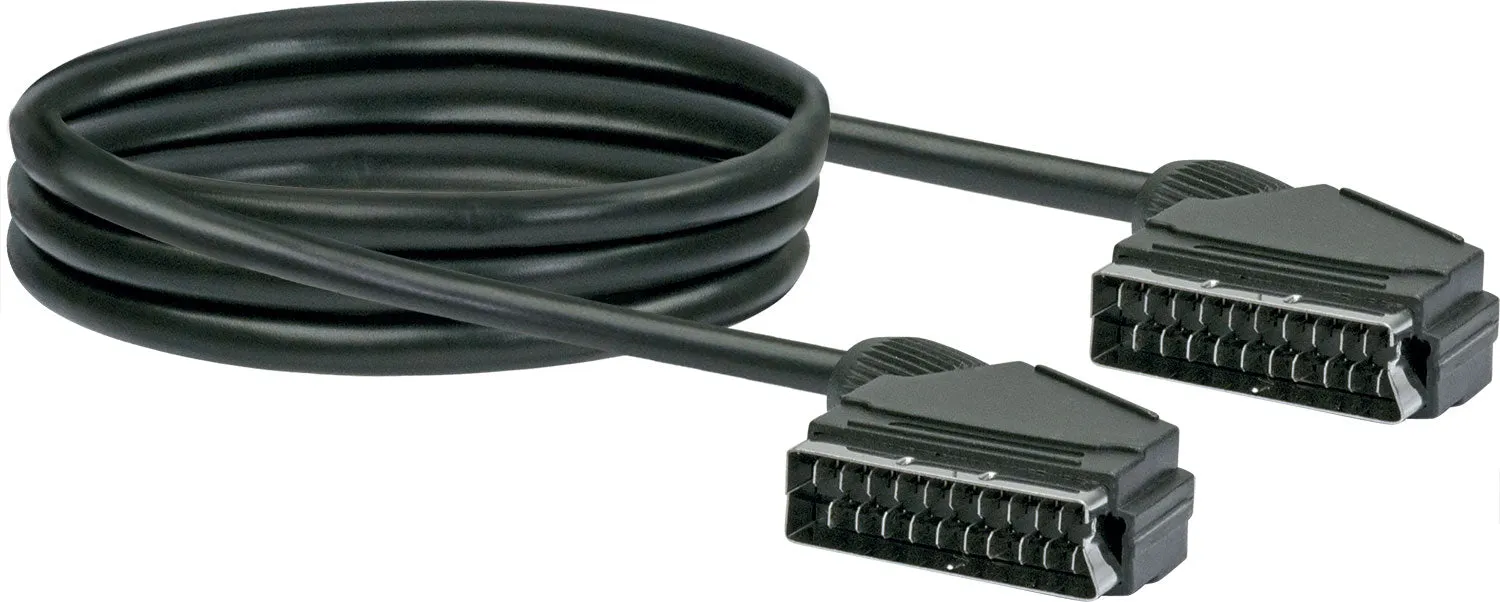 SCHWAIGER cavo SCART 21 pin per TV analogico