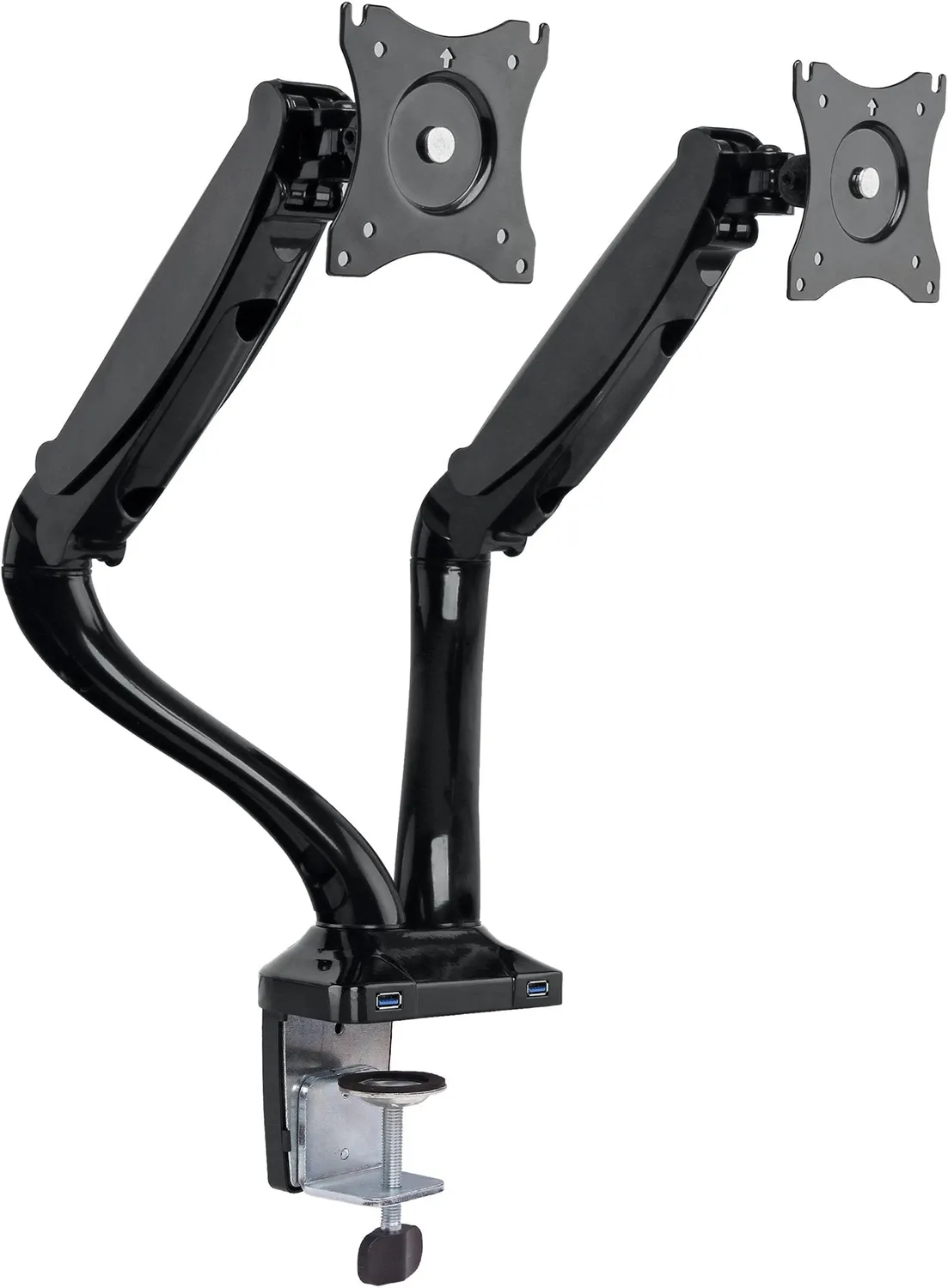 Schwaiger supporto scrivania doppio monitor 29" 6 kg nero