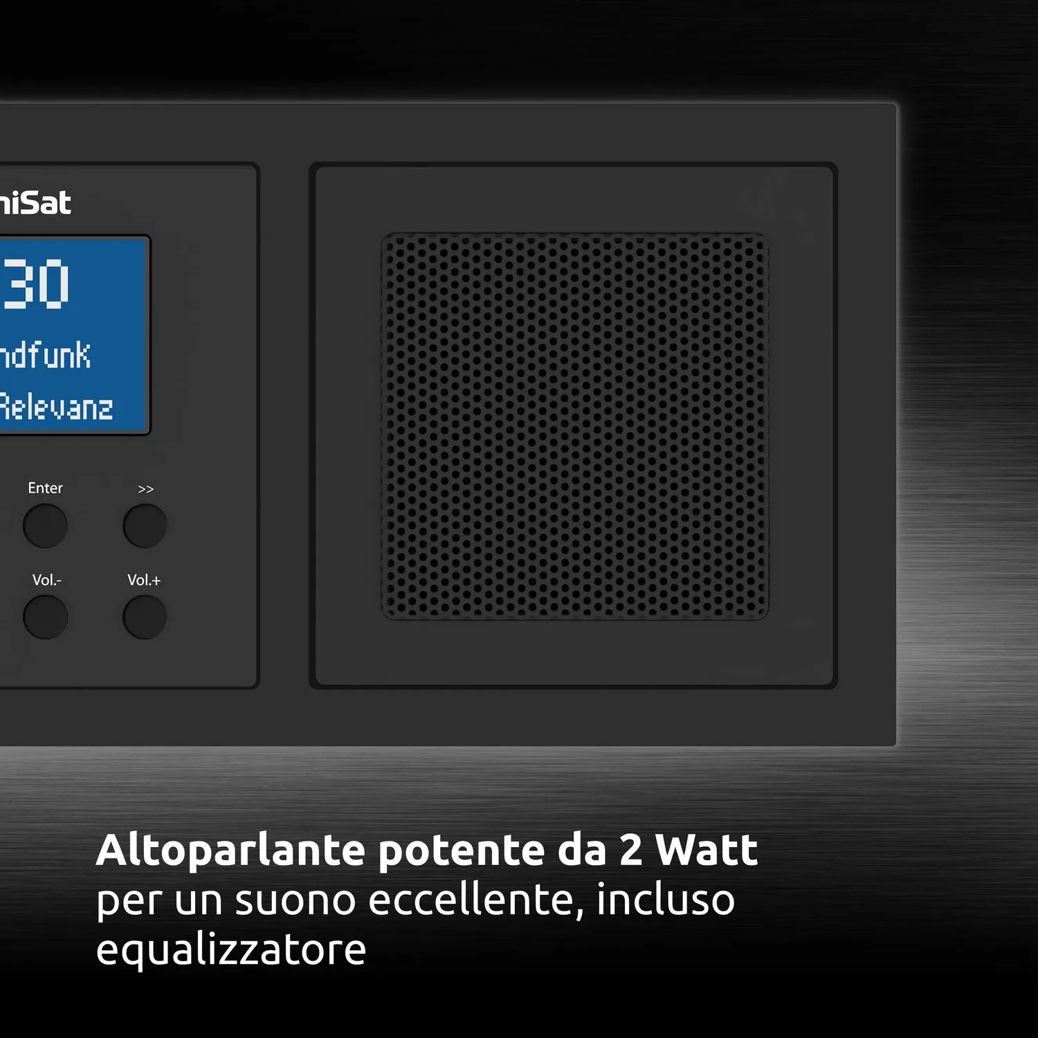 TechniSat DIGITRADIO UP 1 radio da incasso bianca Bluetooth