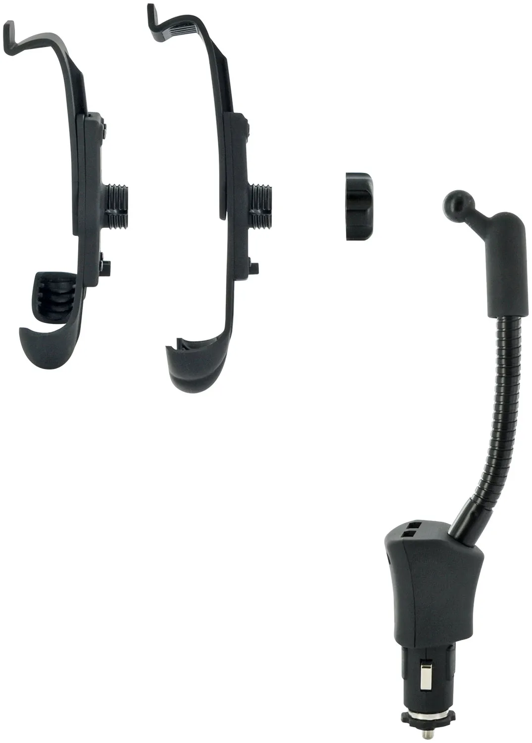 SCHWAIGER supporto smartphone auto USB collo d'oca