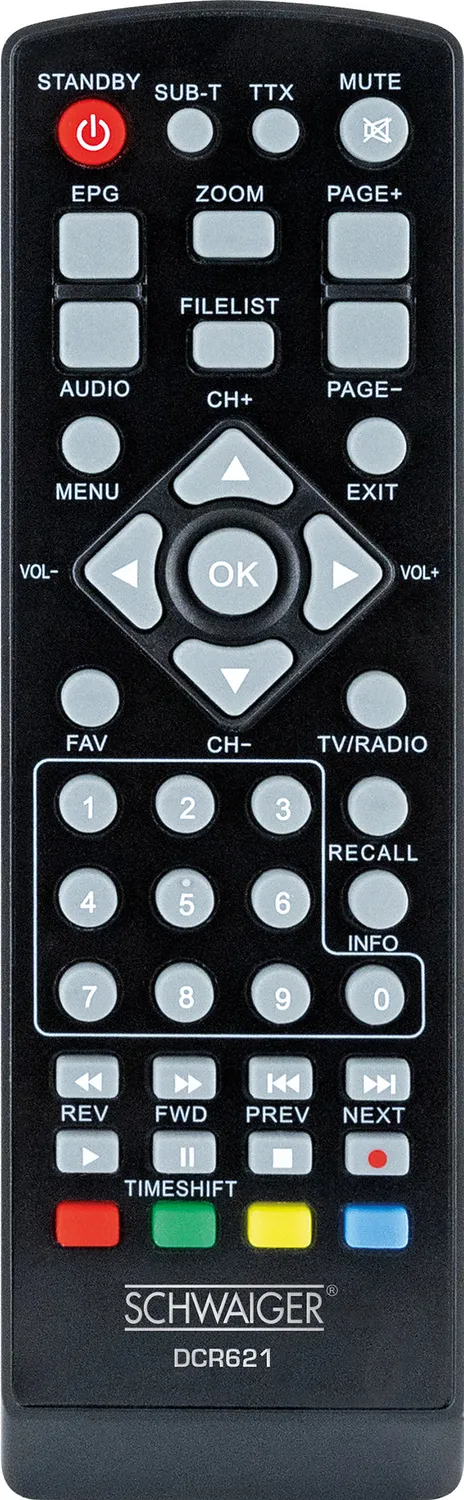 SCHWAIGER receiver DVB-C HD FTA cavo Full HD