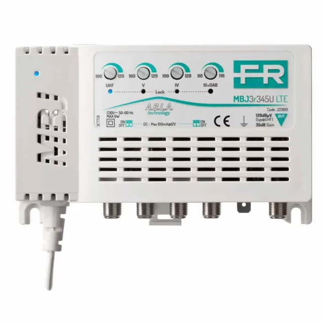 Fracarro MBJ2r345U LTE/.. centralino TV taratura IV-V