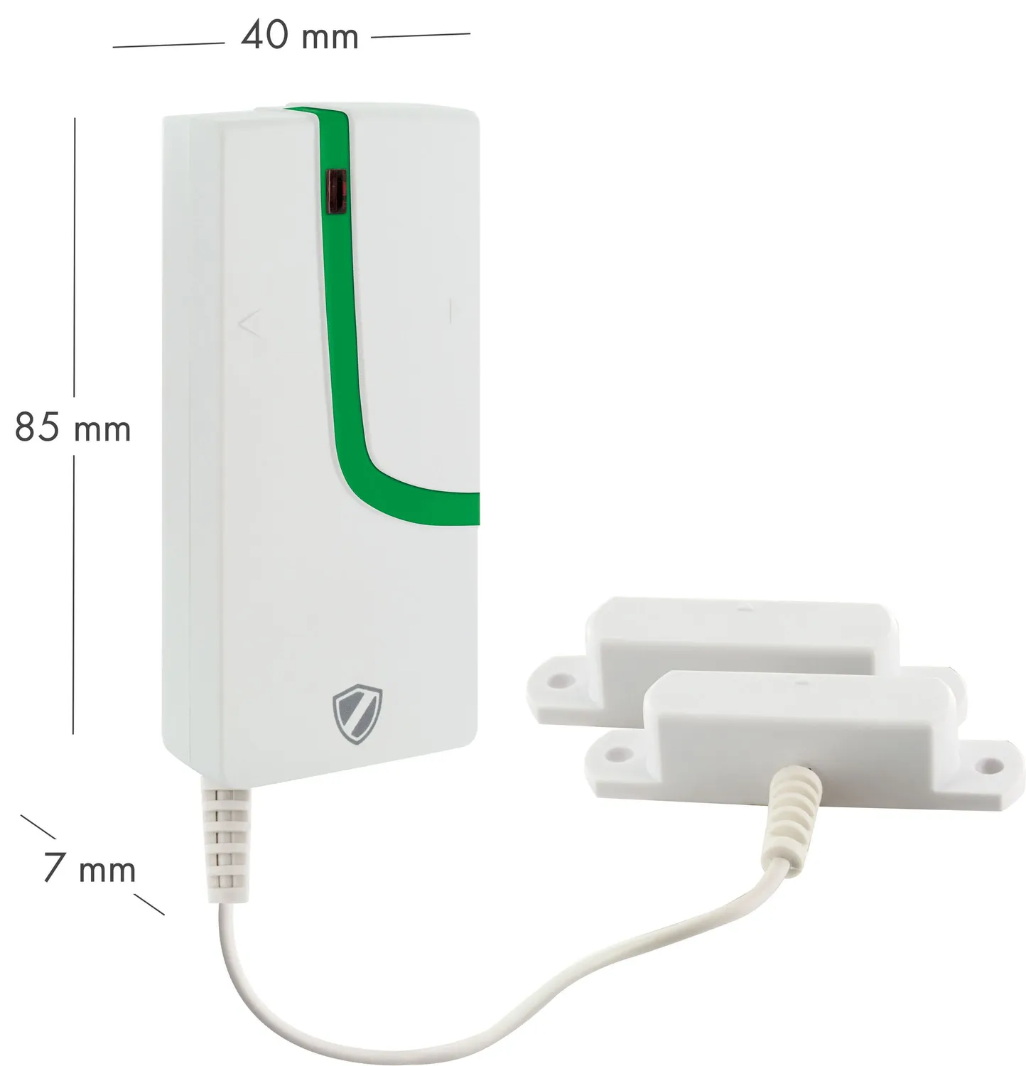 SCHWAIGER Green Guard sensore porta garage bianco