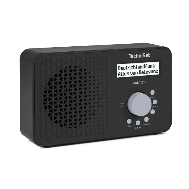 TechniSat Viola 200 radio portatile DAB+ nera