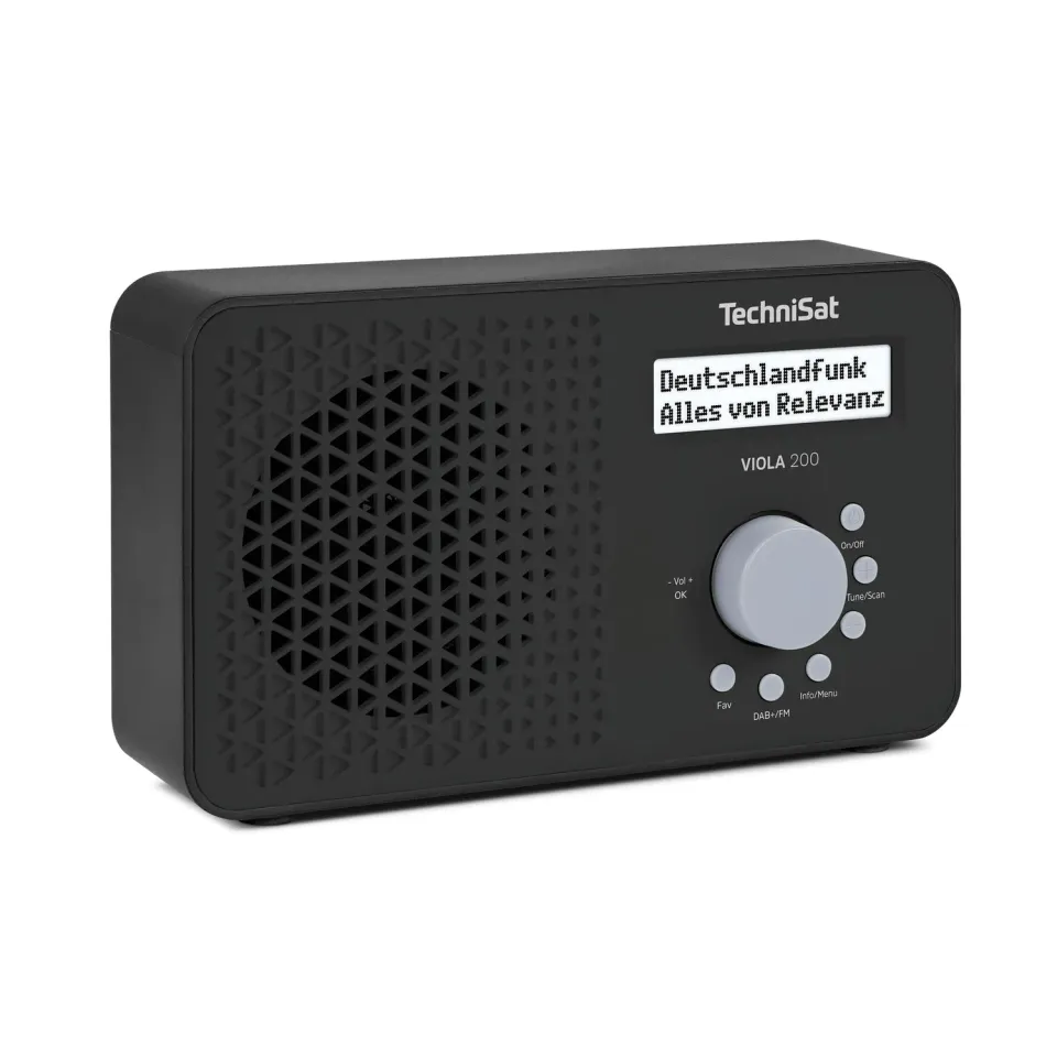 TechniSat Viola 200 radio portatile DAB+ nera