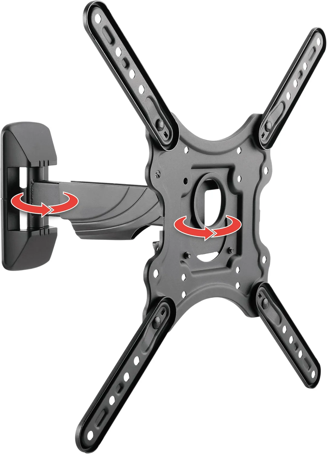 Schwaiger supporto TV 23-75 pollici snodato nero