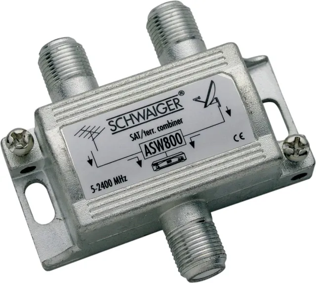 Schwaiger Miscelatore Sat Terrestre 1 Uscita