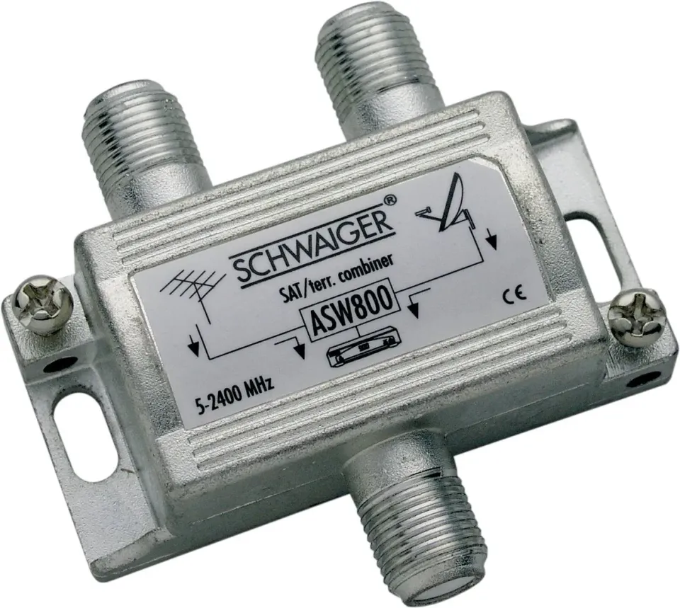 Schwaiger Miscelatore Sat Terrestre 1 Uscita