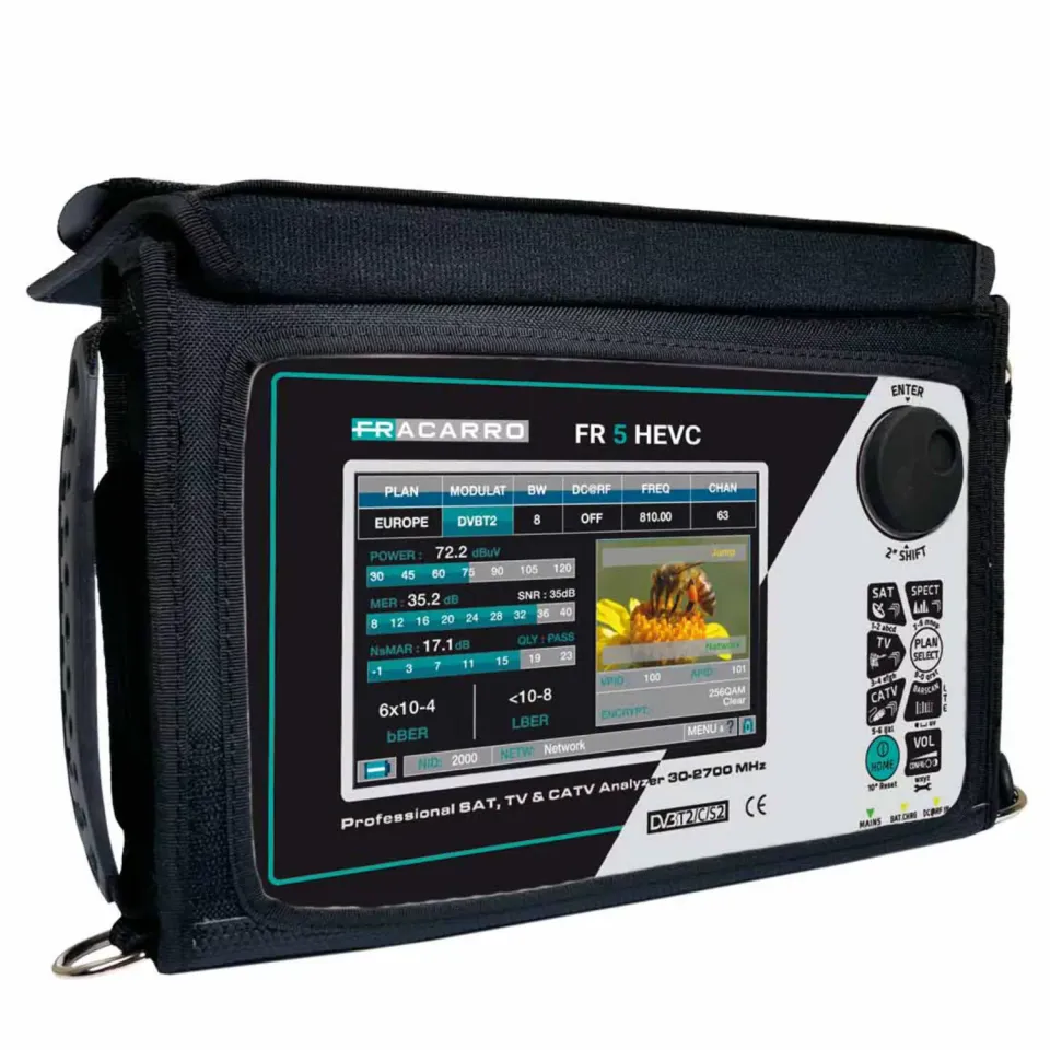 Fracarro FR5HEVC misuratore di campo 5" SAT TV CATV