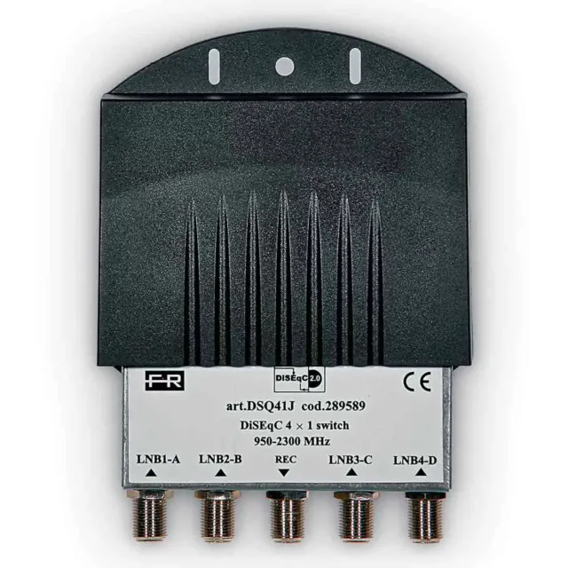 Fracarro DSQ41J switch DiSEqC 4 ingressi per parabola