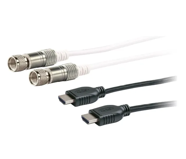 Schwaiger Set Collegamento SAT Cavo Antenna 1,5 m + HDMI Full HD
