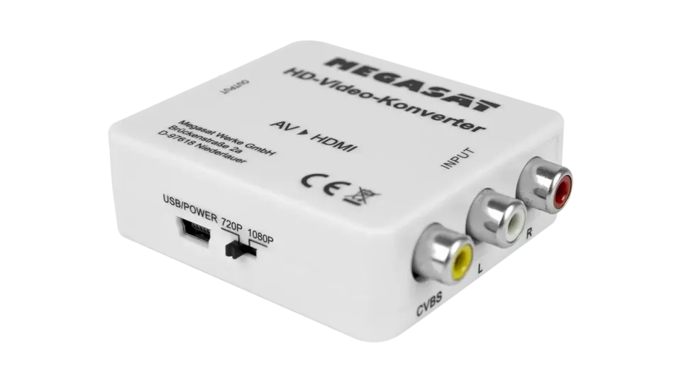 Megasat HD Video Konverter convertitore AV-HDMI TV