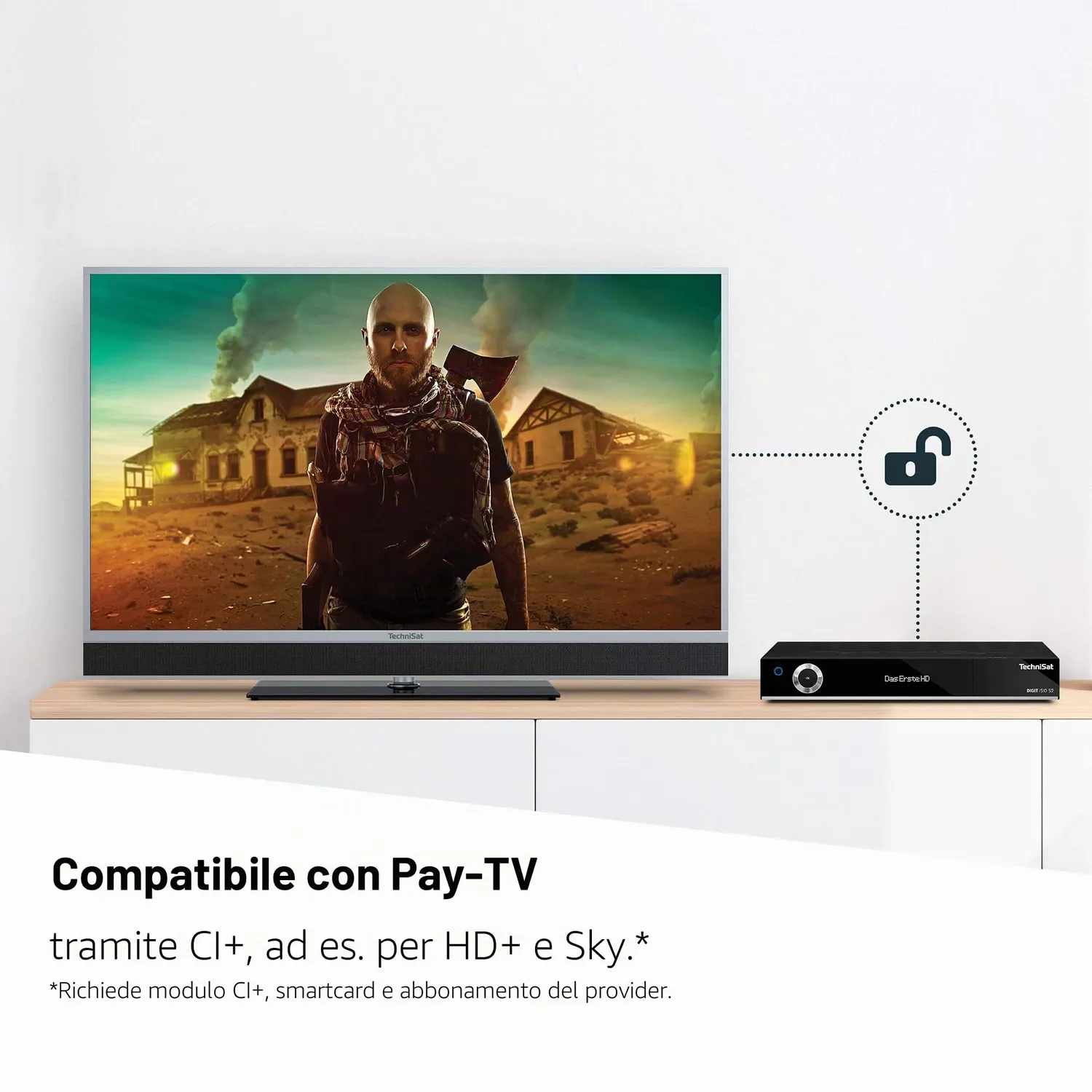 TechniSat Digit Isio S2 Ricevitore Satellitare Nero Twin Tuner