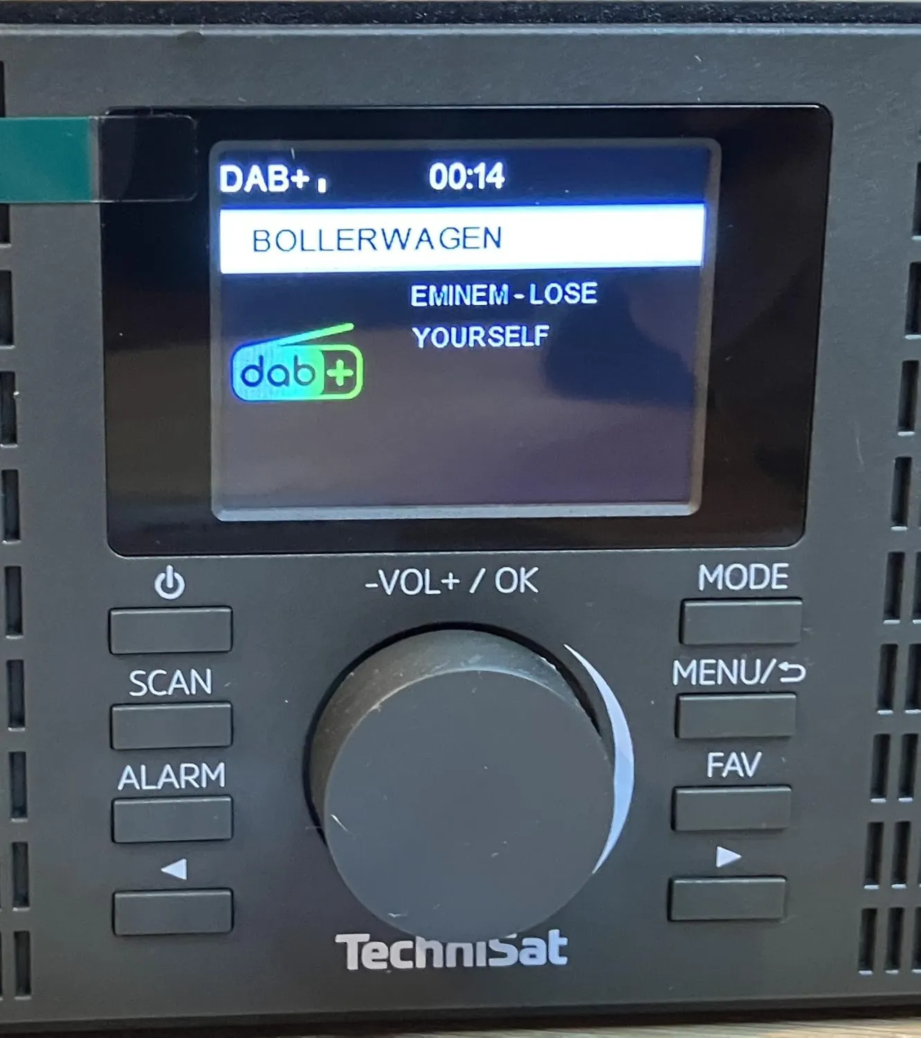 TechniSat Viola 350 IR radio internet DAB+ nero