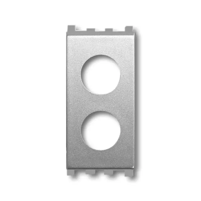 Fracarro VI-PLS2 adattatore Plana Silver 2 fori argento