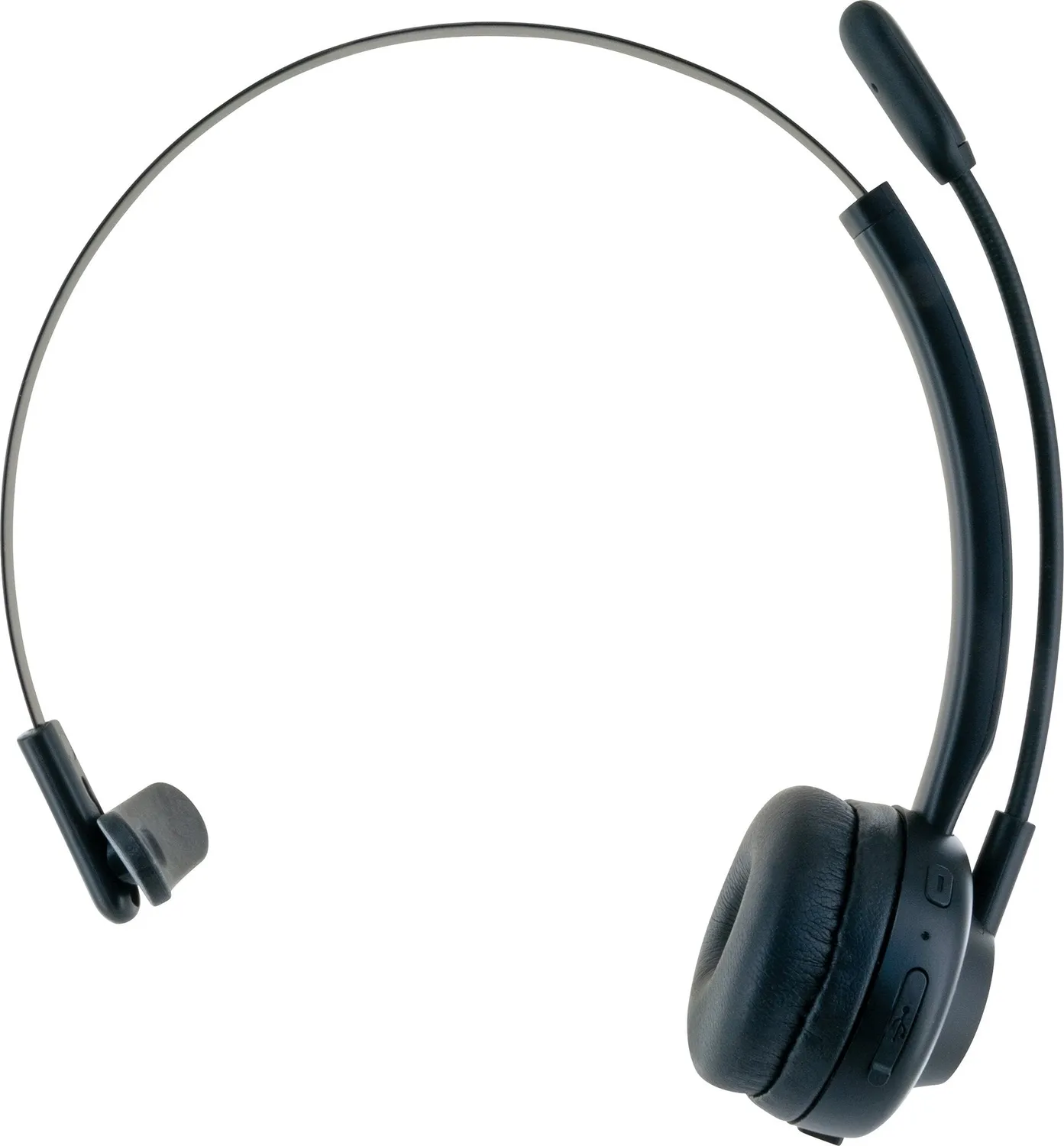 Schwaiger Cuffia Bluetooth Mono con Base di Ricarica nera