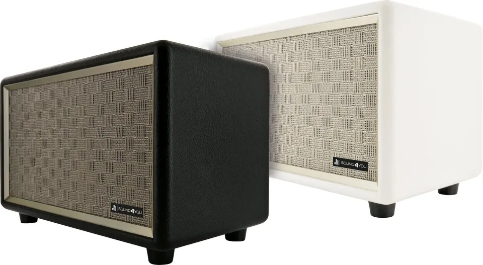 Schwaiger RBS124 cassa Bluetooth retro 24W nera