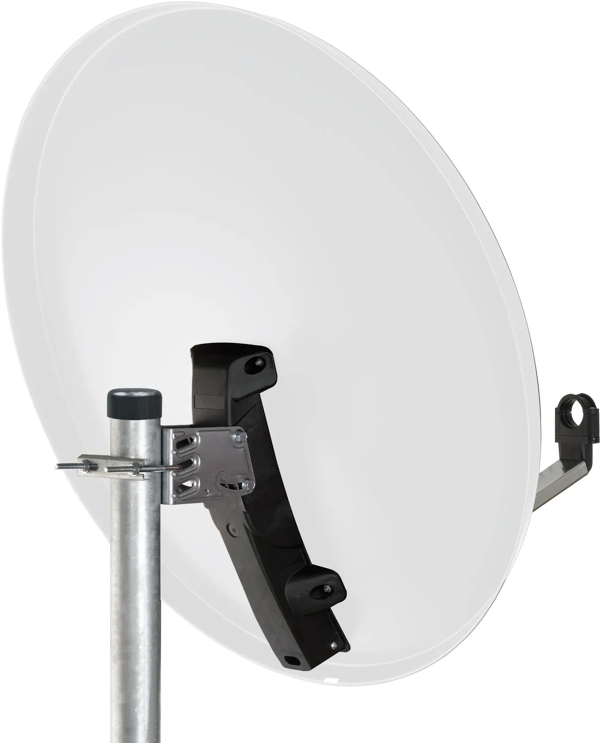 Schwaiger Antenna parabolica offset acciaio 75 cm grigio chiaro