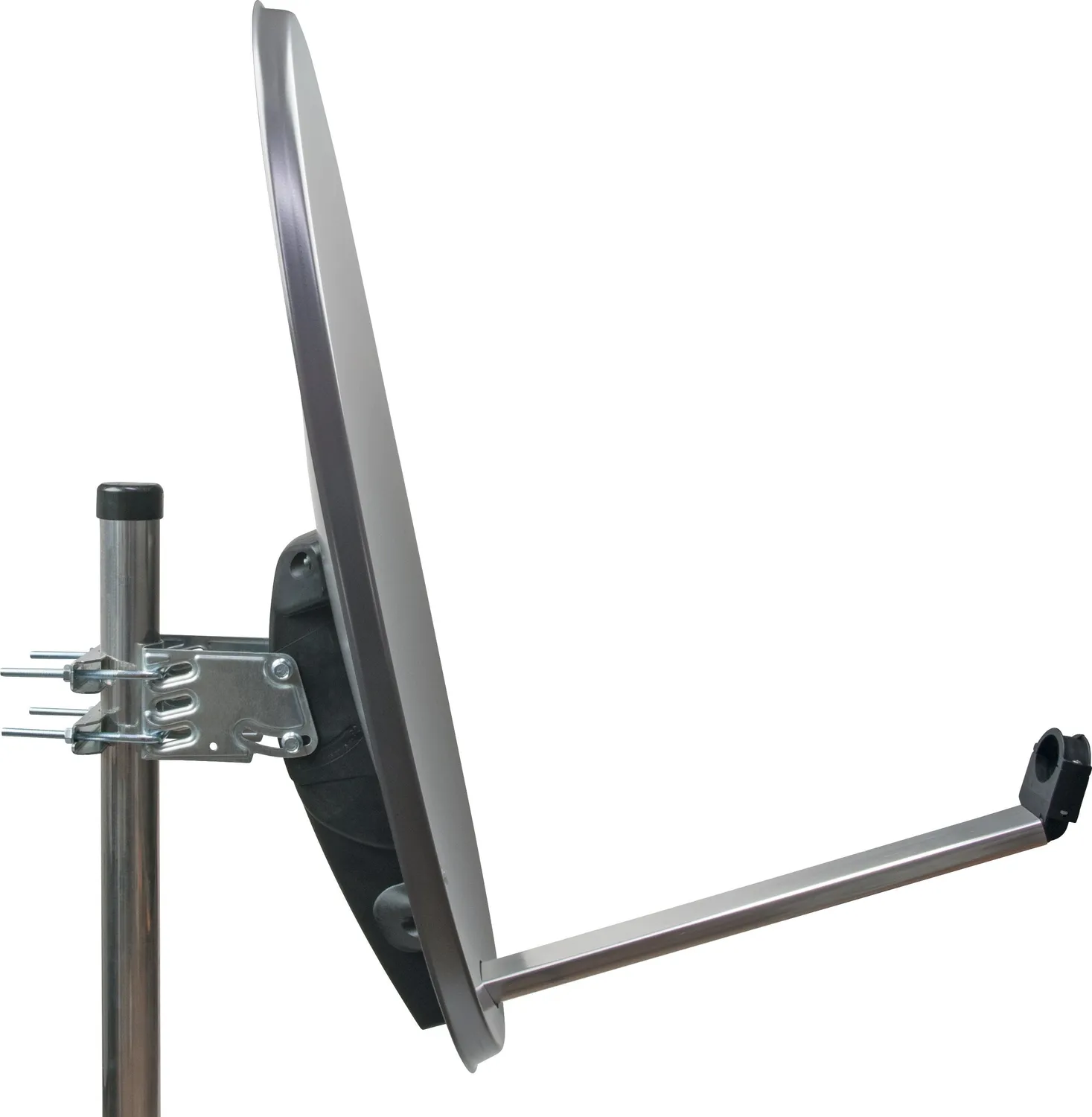 Schwaiger Antenna parabolica offset acciaio 75 cm grigio chiaro