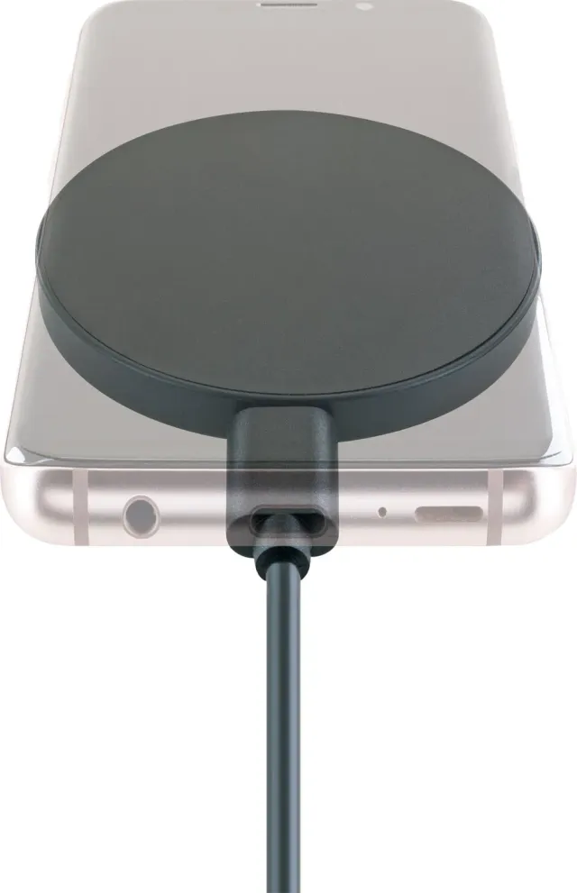 SCHWAIGER Caricatore Wireless Magnetico Qi 10W nero USB-C
