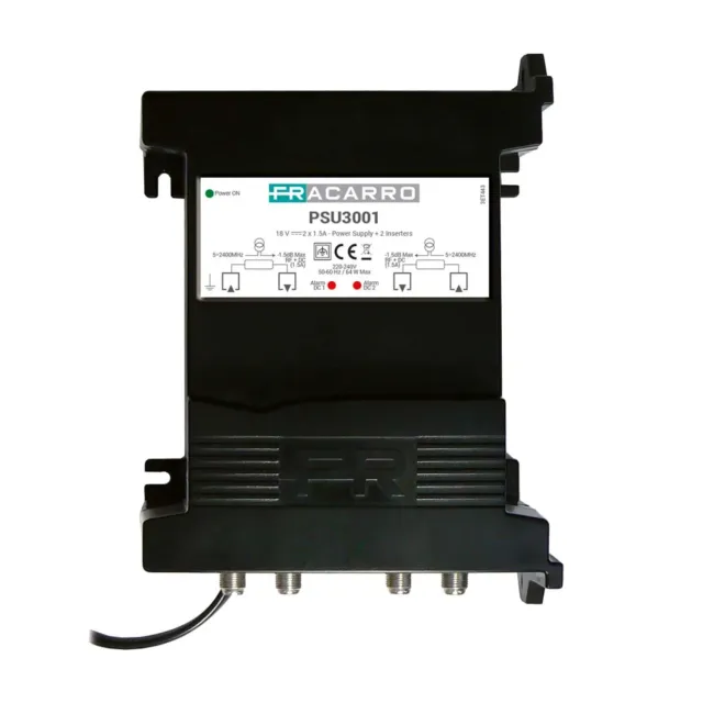 Fracarro PSU3001 alimentatore 18V 3A 2 uscite