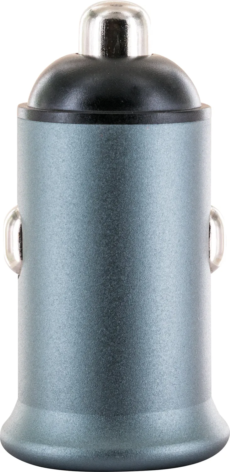 Schwaiger caricabatterie auto USB-A USB-C 12-24V nero