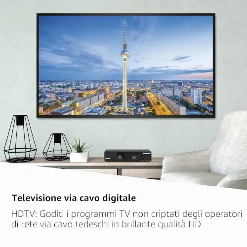TechniSat HD-C 232 ricevitore cavo HD nero