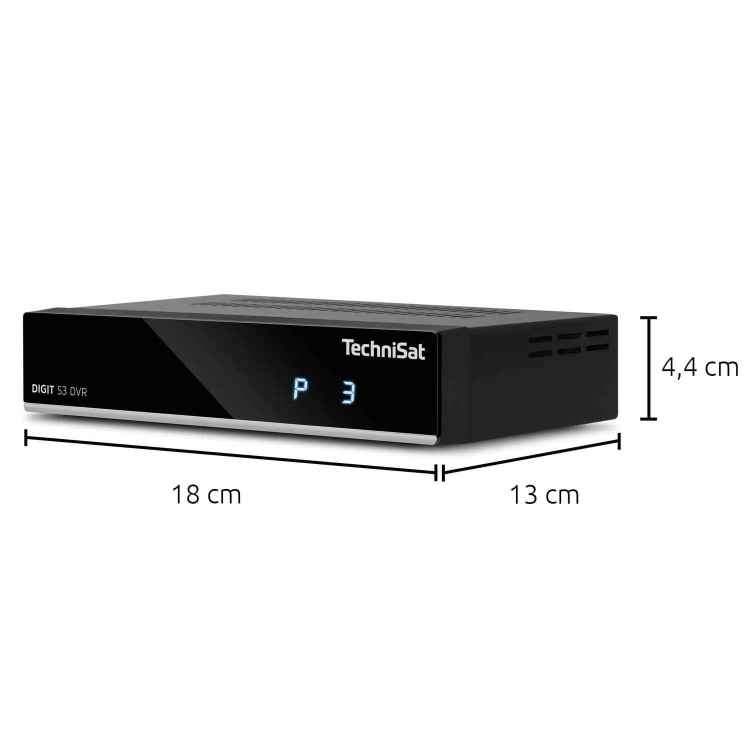TechniSat Digit S3 DVR ricevitore satellitare nero