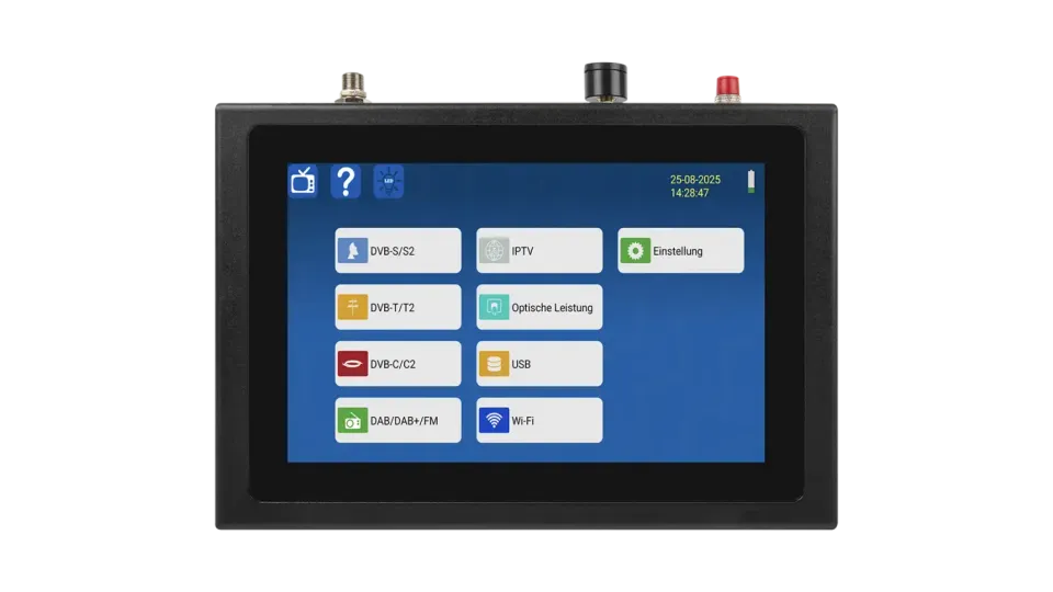 Megasat HD 7 Combo V2 misuratore segnale touchscreen DVB-S2