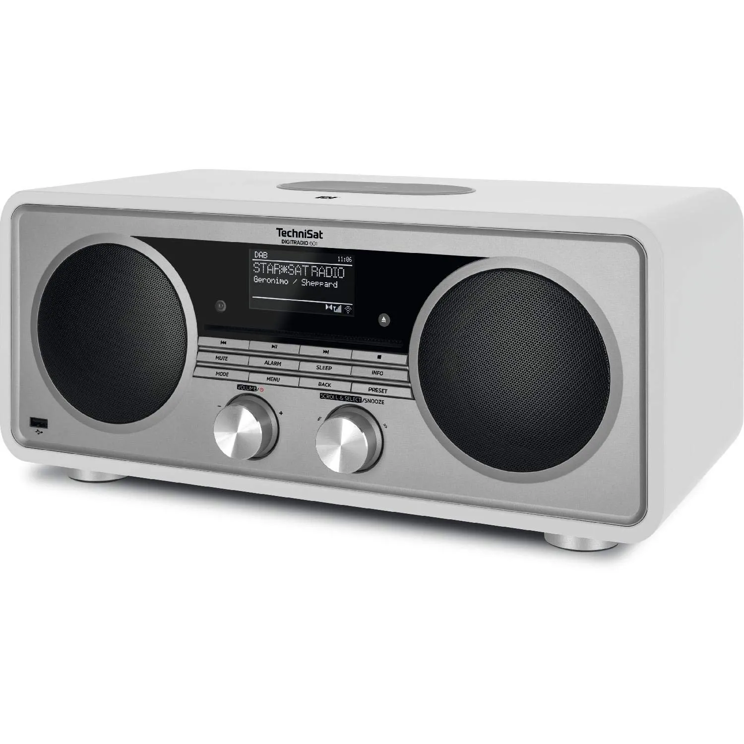 TechniSat DIGITRADIO 601 radio internet DAB+ bianca