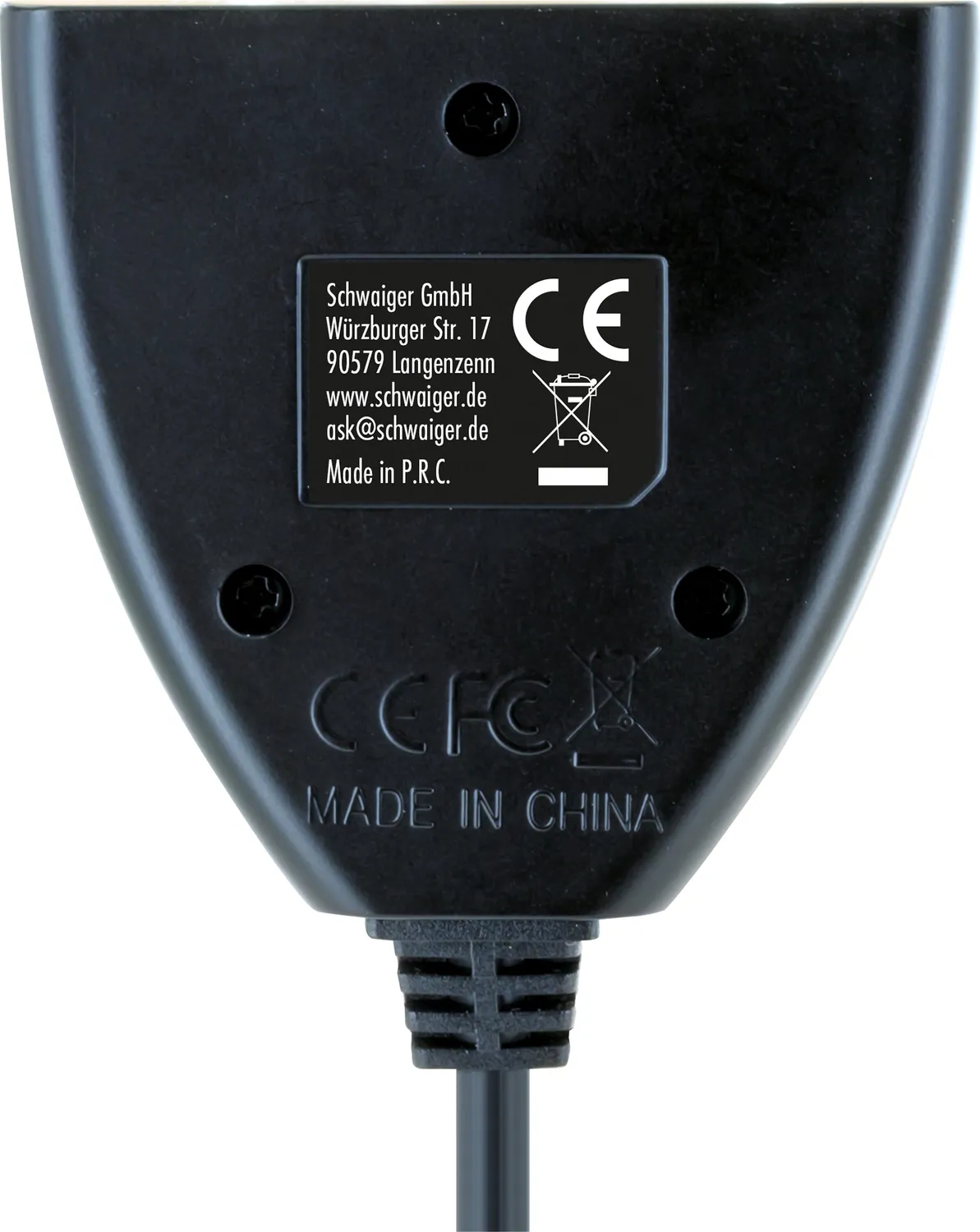 Schwaiger switch HDMI 2 in 1 out adattatore 4K