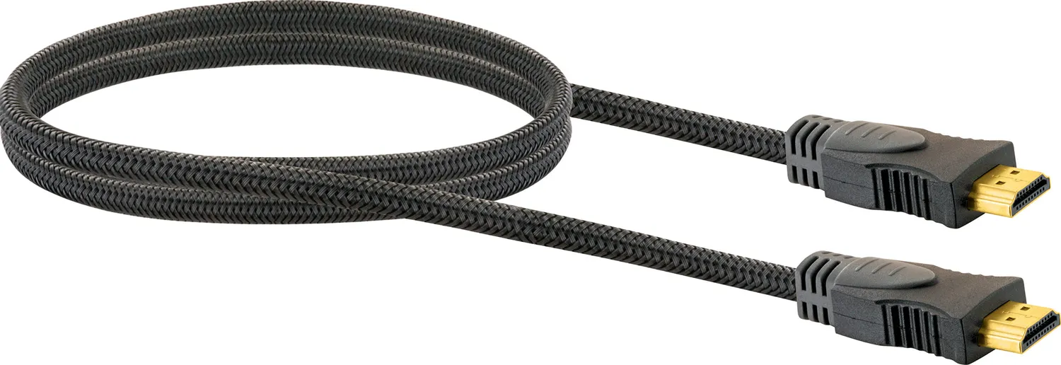 Schwaiger cavo HDMI High Speed Ethernet 1,5 m 4K tessuto